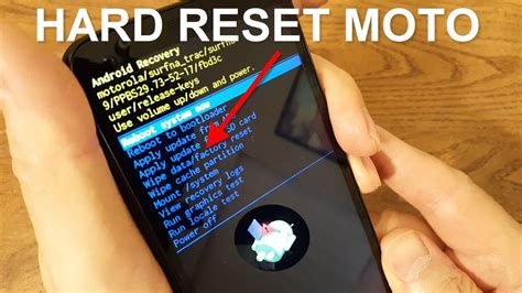 What is a hard reset on a phone?